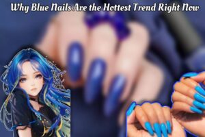 Blue nails