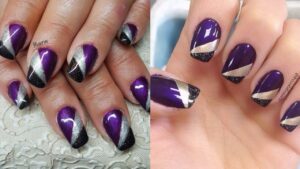 Simple Nail Designs for Purple Nails
