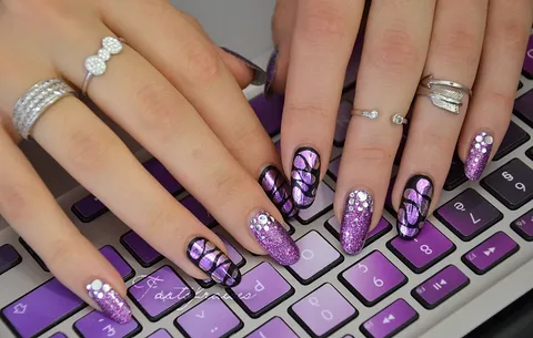 Purple nail designs